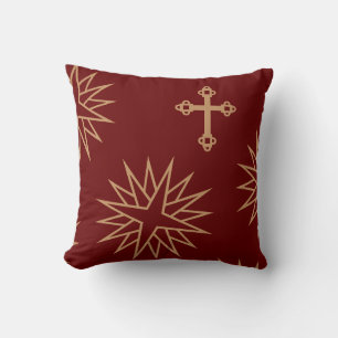 Coussin Rouge foncé