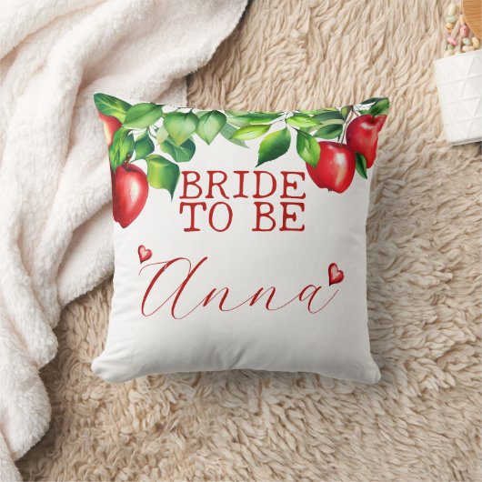 Coussin Rouge Future Mariée (Couverture)