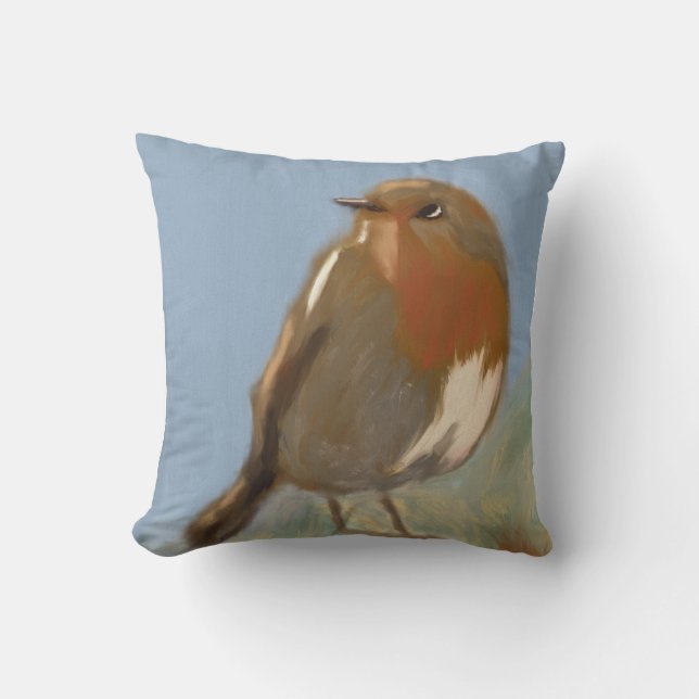Coussin Rouge-gorge (Recto)
