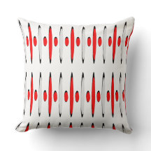 Rouge Gris Noir Rétrofuturisme Designer Moderne