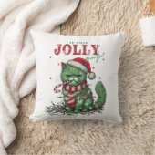 Coussin (Rouge) Grumpy Holiday Cat (Couverture)