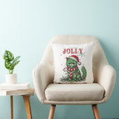Coussin (Rouge) Grumpy Holiday Cat (Chaise)