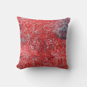 Coussin Rouge grunge textureabstract, antique, art, arrièr