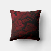 Coussin Rouge & Noir Gothique (Verso)