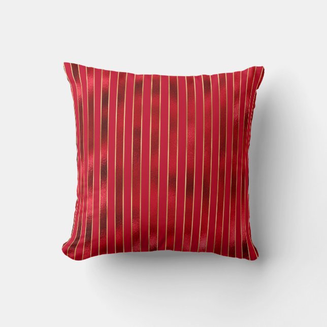 Coussin Rouge/Or trié (Recto)