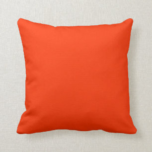 coussin rouge orange