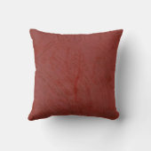 Coussin Rouge Uni (Verso)