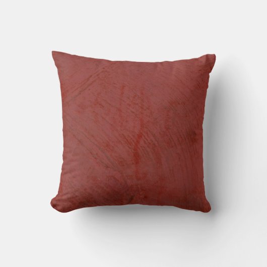 Coussin Rouge Uni (Recto)
