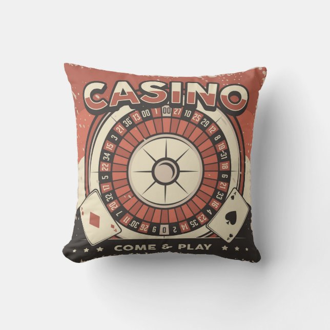 Coussin Roulette Casino Las Vegas (Recto)