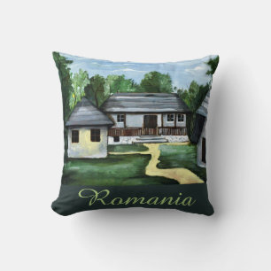 Coussin Roumanie - l Transylvanian Rustic House Texte