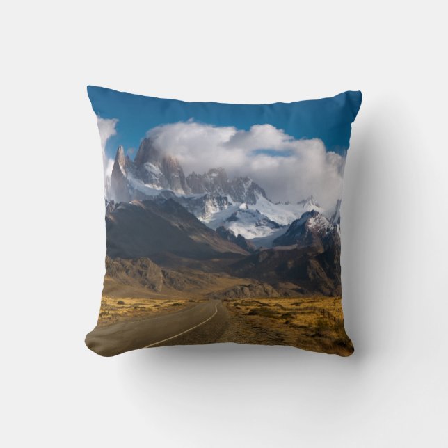Coussin Route pour monter Fitzroy, Patagonia (Recto)