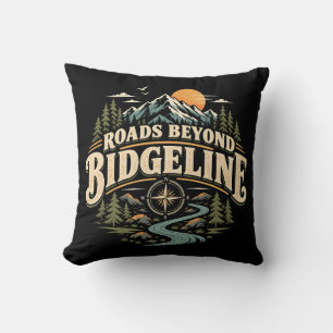 Coussin Routes au-delà de l'aventure de la montagne de Rid