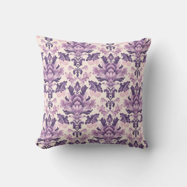 Coussin Royal Amethyst Damask Princesscore (Recto)