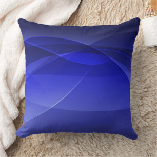 Coussin Royal Blue Abstrait Design de fond moderne
