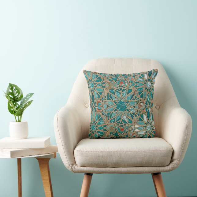 Coussin royal vert (Chaise)