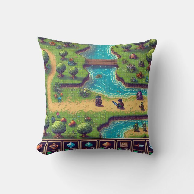 Coussin RPG rétro (Recto)