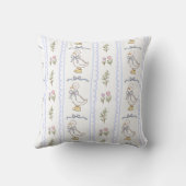 Coussin Ruban à motif d'oie mignonne  (Verso)