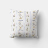 Coussin Ruban à motif d'oie mignonne  (Recto)