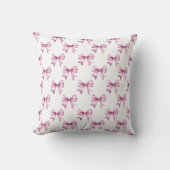 Coussin Ruban à noeud rose (Recto)
