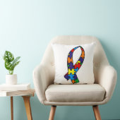 Coussin Ruban sensibilisation sur l'autisme (Chaise)
