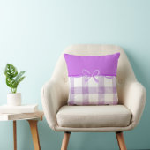 Coussin Ruban Violet (Chaise)