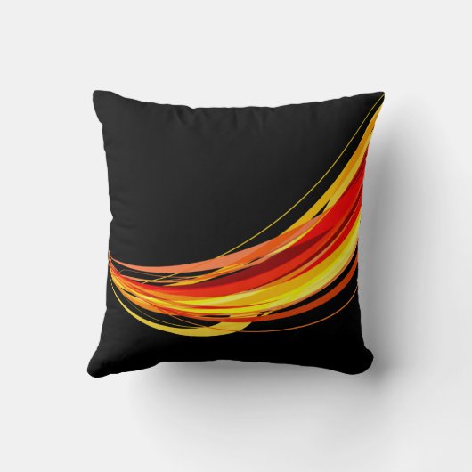 Coussin Rubans Abstraits (Verso)