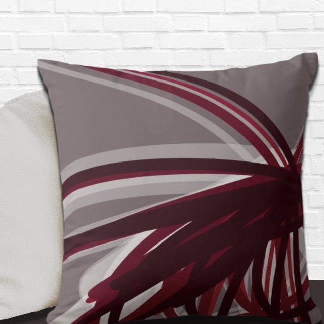 Coussin Rubans artistiques élégants (Créateur téléchargé)