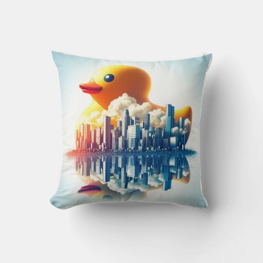Coussin Rubber Duckie Duck  (Recto)