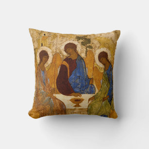 Coussin Rublev Icon Saint Trinité Angles