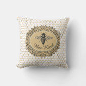 Coussin Ruche de miel gentille (Recto)
