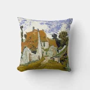 Coussin Rue à Auvers-sur-Oise Vincent van Gogh