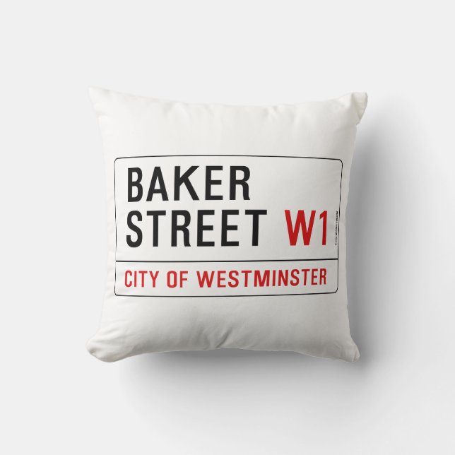 Coussin Rue de Baker (Recto)