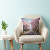 Coussin Rue de cerisier fleuri flottant i (Chaise)