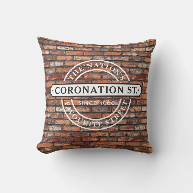 Coussin Rue du couronnement - Logo (Recto)