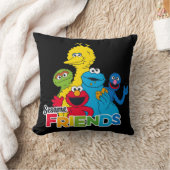 Coussin Rue Sésame | Amis sésame (Couverture)