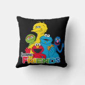 Coussin Rue Sésame | Amis sésame (Verso)