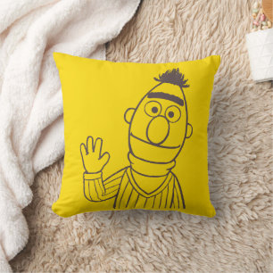 Coussin Rue Sésame   Bert Bright