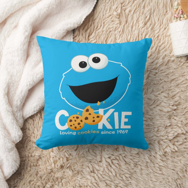 Coussin Rue Sésame | Cookie Monster Lookies (Couverture)