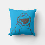 Coussin Rue Sésame | Cookies Monster Bright (Recto)