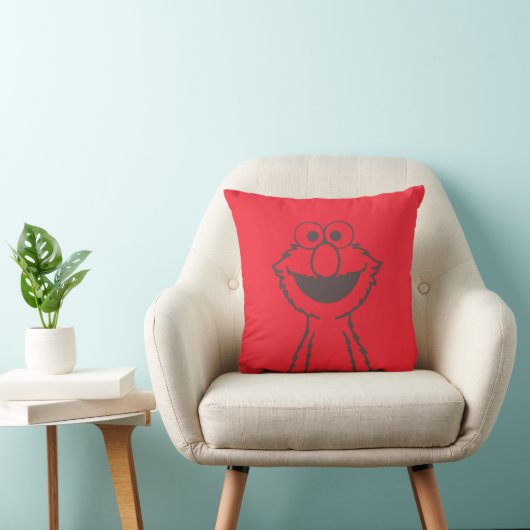 Coussin Rue Sésame | Elmo Bright (Chaise)