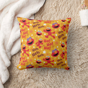 Coussin Rue Sésame   Elmo Ha ! Ha ! Ha ! Motif