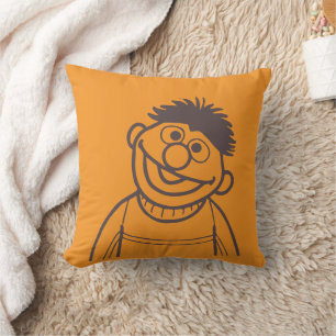 Coussin Rue Sésame   Ernie Bright