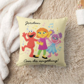 Coussin Rue Sésame | Julia, Elmo & Abby Dancing (Couverture)