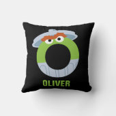 Coussin Rue Sésame | O comme Oscar (Verso)