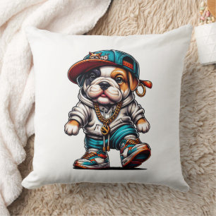 Coussin Ruelle de vêtements mignons chiot bouledogue bébé