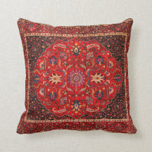 Rug perse rouge de Mashhad