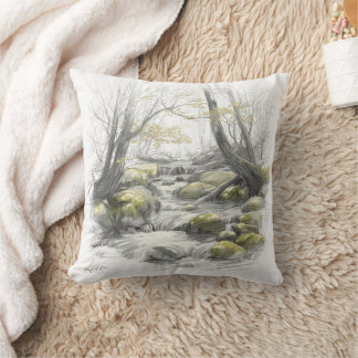Coussin Ruisseau Serein de la Forêt d'Art