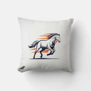 Coussin Running Wild : L'esprit du cheval