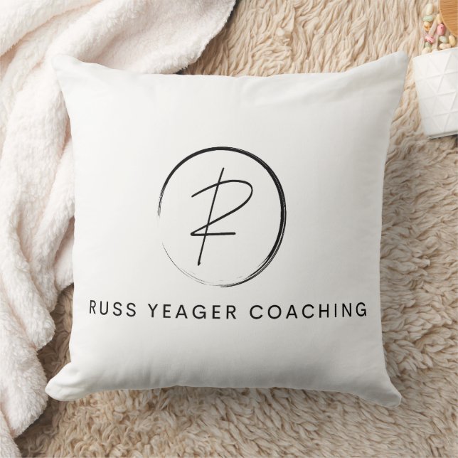 Coussin Russ Yeager Coaching Signature Logo (Couverture)