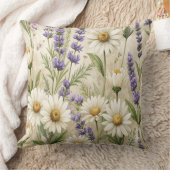 Coussin Rustic Wildflowers Pillow & Mug - Lavender Sage Fl (Couverture)